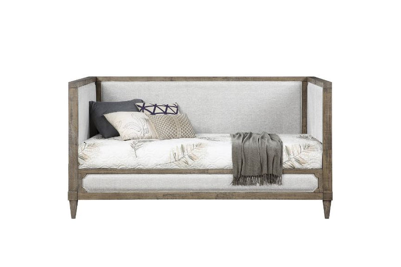 Artesia - Twin Daybed - Tan Fabric & Salvaged Natural