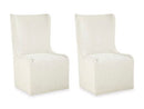 Radkin - Dining Upholstered Wingback Side Chair (Set of 2) - Off White