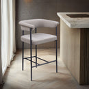 Malin - Linen Counter Stool (Set of 2) - Taupe