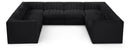 Rummi - Velvet Performance Fabric Upholstered Modular Sectional
