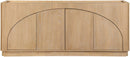 Everson - Oak Veneer And Solid Wood Sideboard/Buffet - Natural