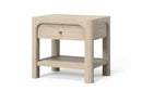 Solano - 1-Drawer Nightstand Bedside Table - Weathered Mango
