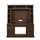 Aksel - Entertainment Center (Include 91617Fir) - Walnut