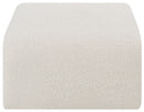Arc - Boucle Fabric Ottoman