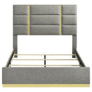 Ines - Fabric Upholstered Panel Bed