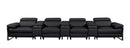 1246 - Modular Power Triple Reclining Triple Console Sofa With Power Reclining Headrests