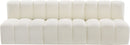 Arc - Faux Leather 3 Seats Modular Sofa