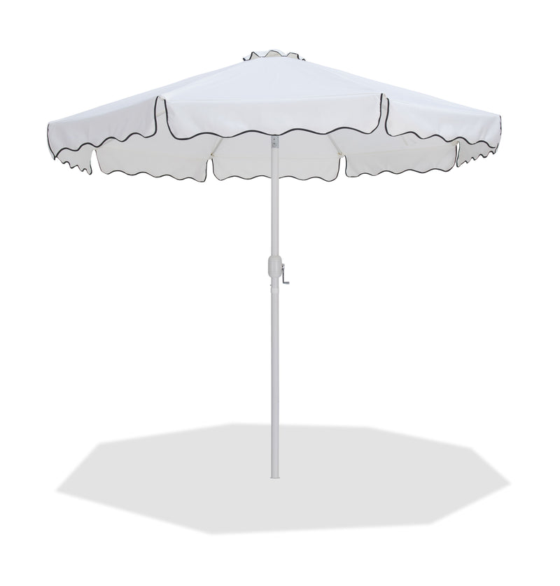 Amalfi - Patio Umbrella - White Pole