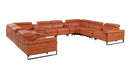 1246 - 12-Piece U-Shaped Modular Power Reclining Sectional With 4 Power Recliners And Power Headrests