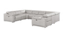 2679 - 8-Piece U-Shaped Power Reclining Sectional In Genuine Leather (4 Recliners)