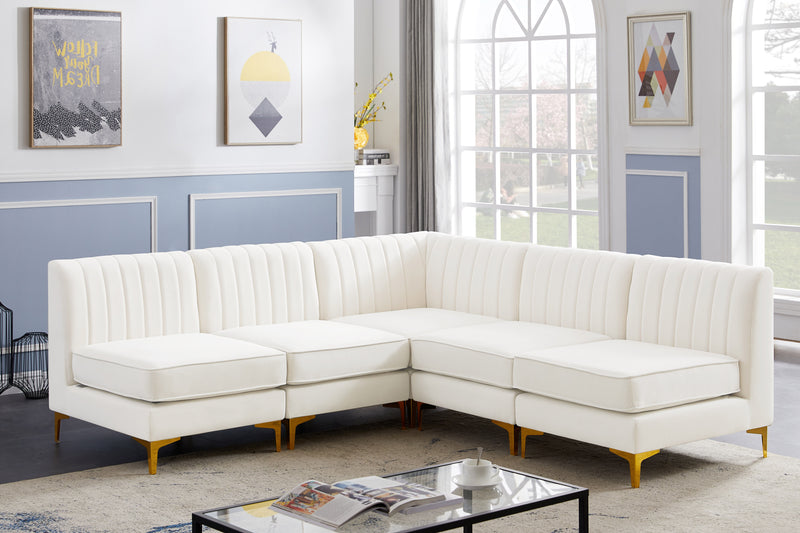 Alina - 5 Piece Armless Sectional