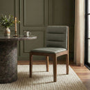 Ellis - Vegan Leather Upholstered Dining Chair (Set of 2) - Brown Base