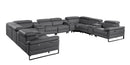 1246 - 12-Piece U-Shaped Modular Power Reclining Sectional With 4 Power Recliners And Power Headrests
