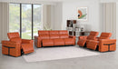 1126 - 7-Piece Modular Power Reclining Sofa, Loveseat & Chair Set In With 6 Power Recliners & Power Headrests