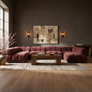 Orin - U-Shaped Velvet 6 Piece Modular Sectional