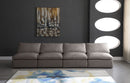 Plush - Modular Armless 4 Seat Sofa