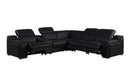 1116 - 6-Piece L-Shaped Sectional Sofa In With 3 Power Recliners & Power Headrests