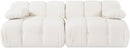 Orin - Velvet Performance Fabric Upholstered 2 Piece Modular Sofa