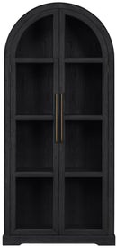 Corva - Solid Wood, Oak Veneer And Stainless Steel Storage Cabinet