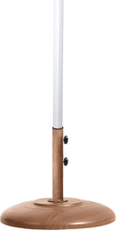 Amalfi - Patio Umbrella - Light Brown Base / White Pole