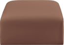 Arc - Faux Leather Ottoman