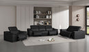 2679 - Power Reclining Sofa, Loveseat & Chair Set In Genuine Leather (5 Recliners)