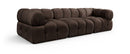 Orin - Velvet Performance Fabric Upholstered 3 Piece Modular Sofa