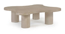 Cove - 48" Oak Veneer And Solid Wood Coffee Table