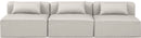 Cube - Modular 3 Seat Armless Sofa
