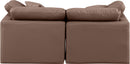 Indulge - Faux Leather 2 Seat Modular Sofa