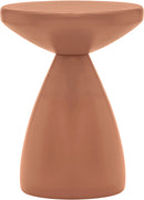 Anika - Iron End Table - Terracotta