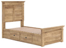 Makidern - Panel Storage Bed