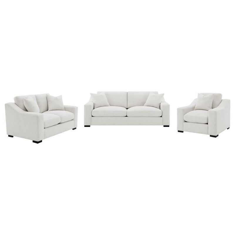 Ashlyn - Upholstered Track Arm Sofa Set