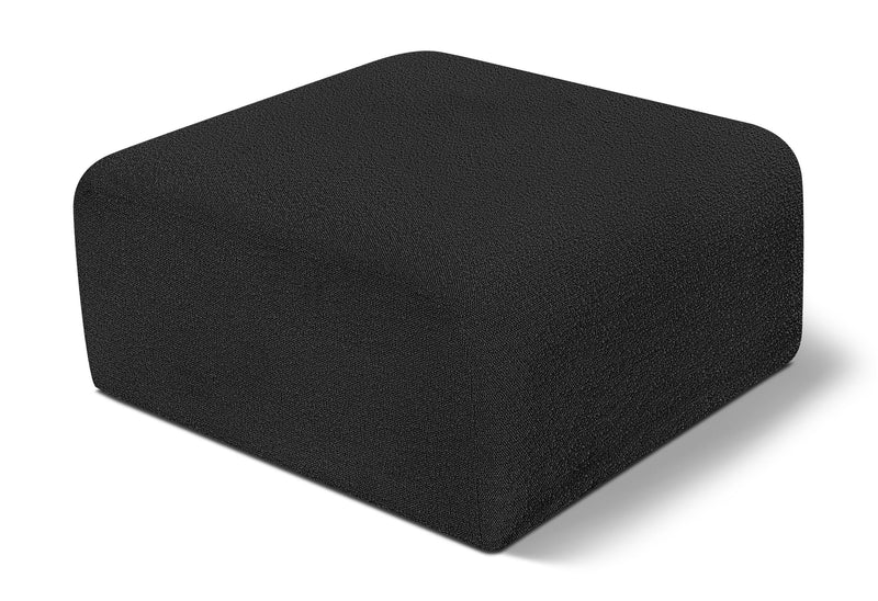 Arc - Boucle Fabric Ottoman