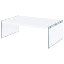 Opal - Rectangular Glass Frame Table