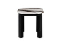 T06 - Coffee Table With End Table - Black / White