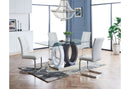 D1628 - 7 Piece Dining Room Set (Dining Table And 6 Dining Chairs) - White
