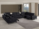1246 - 10-Piece U-Shaped Modular Power Reclining Sectional With 4 Power Recliners And Power Headrests