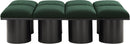 Pavilion - 8 Piece Modular Bench With Black Base
