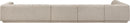Modari - Sectional - Beige
