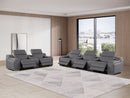 1116 - 8-Piece Modular Power Reclining Sofa, Loveseat & Chair Set In With 5 Power Recliners & Power Headrests