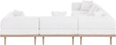 Laguna - 5 Piece 106.5" Upholstered Outdoor Patio Modular Sectional