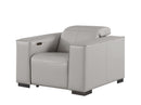 1208 - Leather Power Reclining Chair With Power Headrest