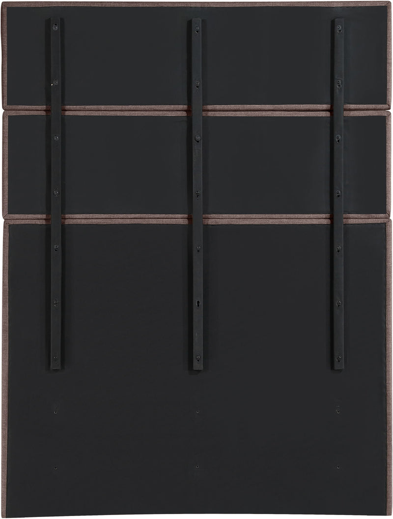 Adam - Linen Fabric Bed With 89" Headboard