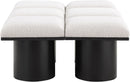 Pavilion - 6 Piece Modular Bench With Black Base