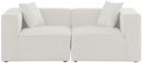 Cube - Linen Modular 2 Seat Sofa
