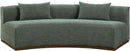Avanti - 104" Chenille Fabric Upholstered Sofa