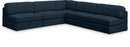Beckham - 5 Piece Modular Corner Armless Sectional