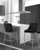 Karina - Stool with Chrome Legs (Set of 2)