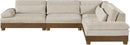 Turin - Chenille Fabric Upholstered Modular Sectional - Taupe